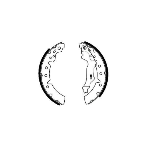 TEXTAR Bremsbackensatz 91057000