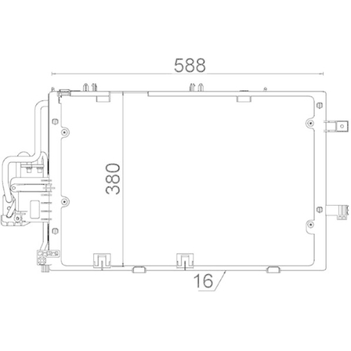 MAHLE Kondensator, Klimaanlage BEHR AC 308 000S