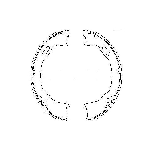 TEXTAR Bremsbackensatz, Feststellbremse 91073600