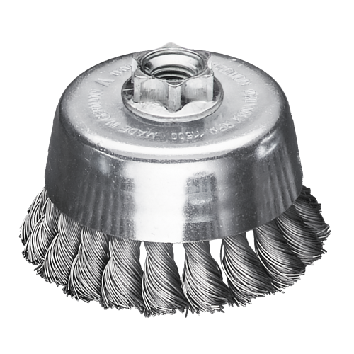 Zopf-Topfb&uuml;rste ZT Drm 90x14 mm 1 rhg. x 20 Z Blume rechts Stahldraht STH glatt