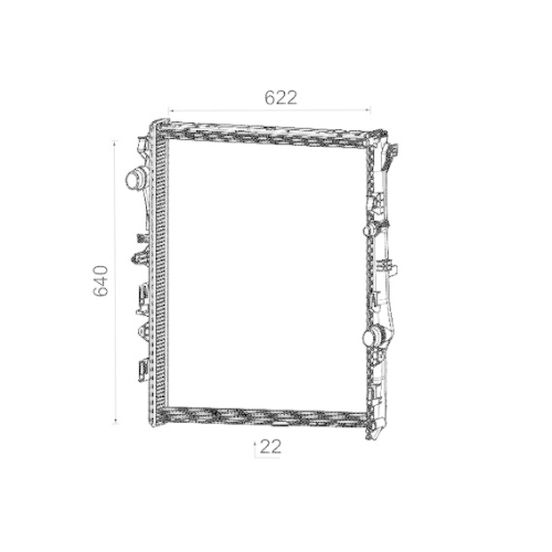 MAHLE Kühler, Motorkühlung BEHR *** PREMIUM LINE *** CR 2732 000P