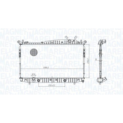 MAGNETI MARELLI K&uuml;hler, Motork&uuml;hlung 350213179600