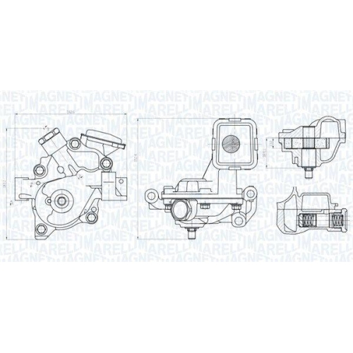 MAGNETI MARELLI Ölpumpe 351516000146