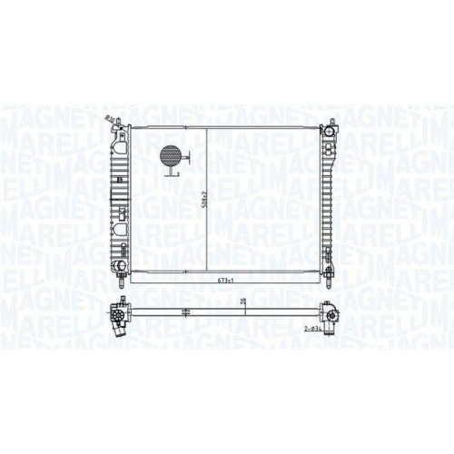 MAGNETI MARELLI K&uuml;hler, Motork&uuml;hlung 350213179800
