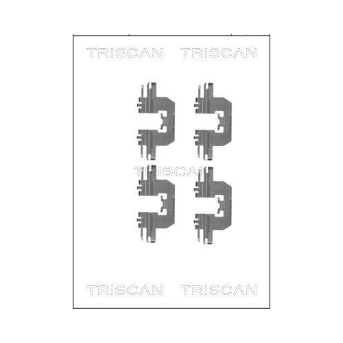 TRISCAN Zubeh&ouml;rsatz, Scheibenbremsbelag 8105 501586