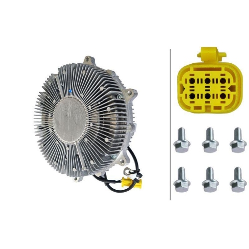 HELLA Kupplung, K&uuml;hlerl&uuml;fter 8MV 366 441-021