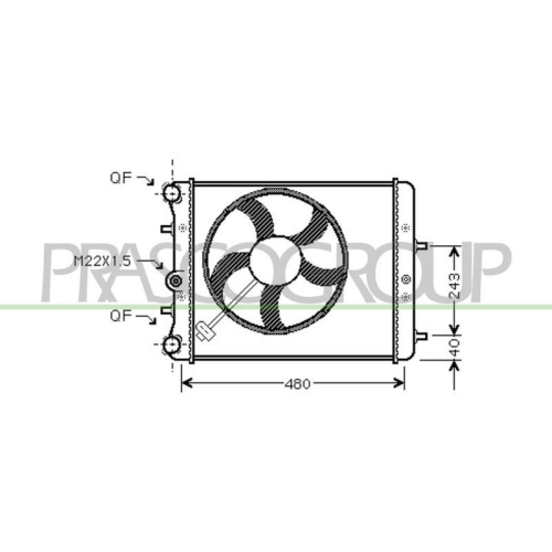 PRASCO K&uuml;hler, Motork&uuml;hlung PrascoSelection SK320R005