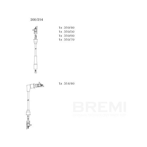 BREMI Z&uuml;ndleitungssatz 300/314