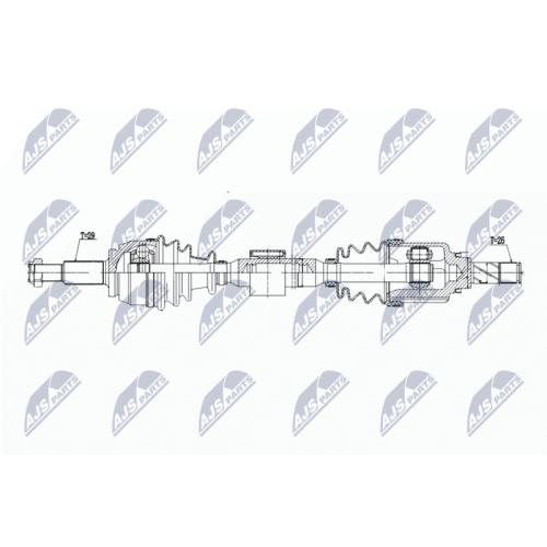 NTY Antriebswelle NPW-RE-197