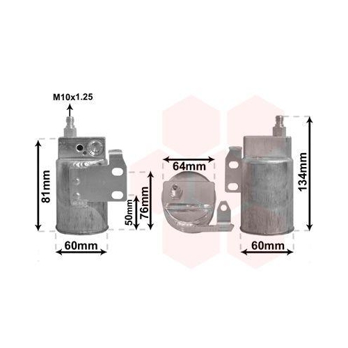 VAN WEZEL Trockner, Klimaanlage 3700D143