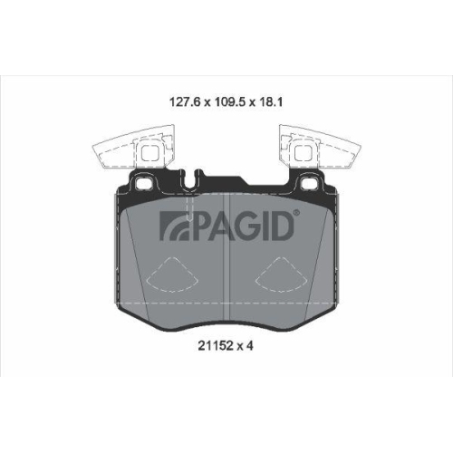 PAGID Bremsbelagsatz, Scheibenbremse T3175N