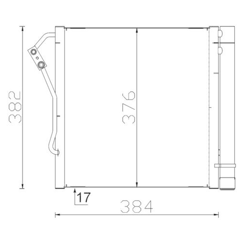 MAHLE Kondensator, Klimaanlage BEHR AC 340 000S