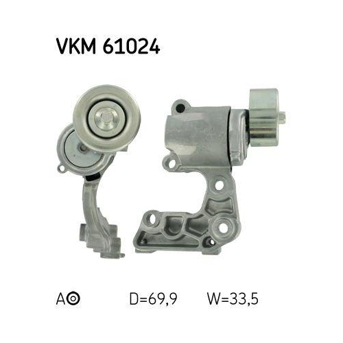 SKF Riemenspanner, Keilrippenriemen