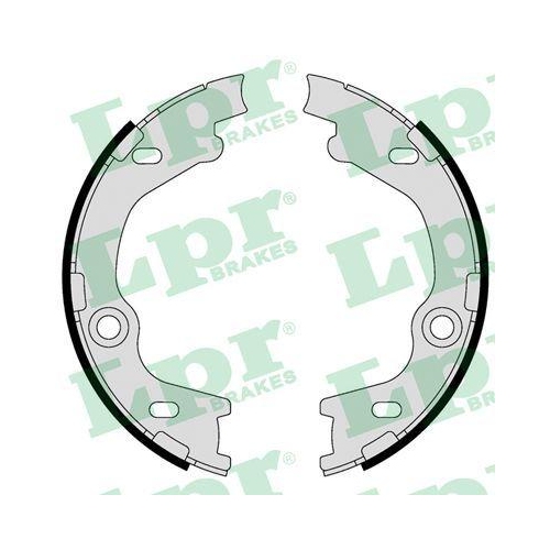 LPR Bremsbackensatz, Feststellbremse