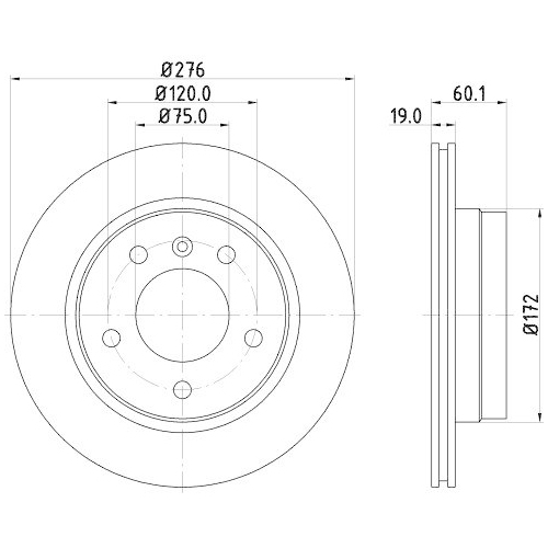 DON Bremsscheibe PCD10752