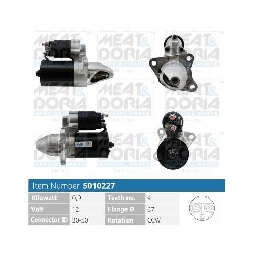 MEAT & DORIA Starter 5010227