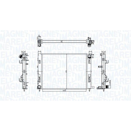 MAGNETI MARELLI K&uuml;hler, Motork&uuml;hlung 350213182100