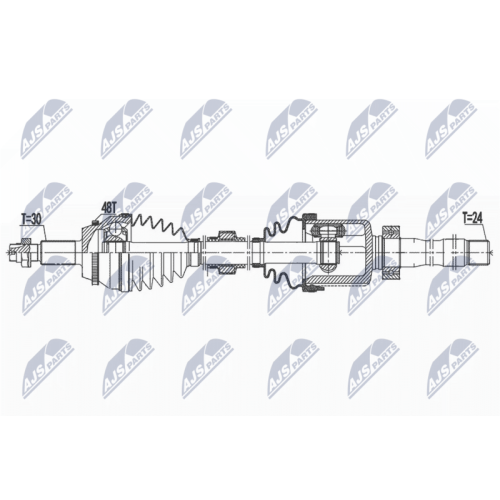 NTY Antriebswelle NPW-TY-153