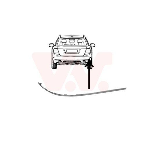 VAN WEZEL Zier-/Schutzleiste, Sto&szlig;f&auml;nger 3091556