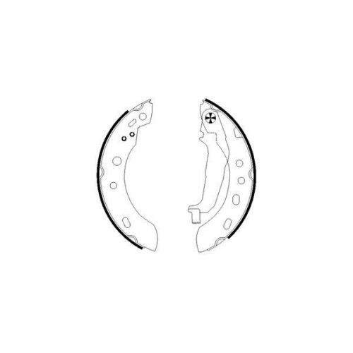 TEXTAR Bremsbackensatz 91058300