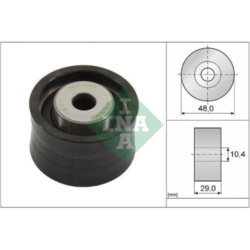 Schaeffler INA Umlenk-/F&uuml;hrungsrolle, Zahnriemen 532 0093 10