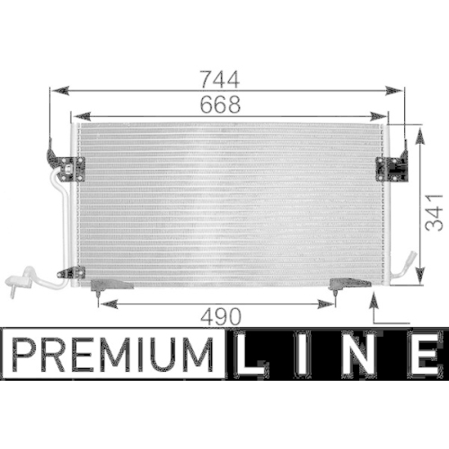 MAHLE Kondensator, Klimaanlage BEHR *** PREMIUM LINE *** AC 341 000P