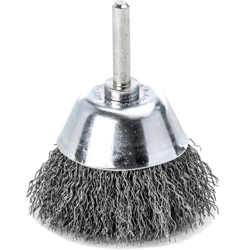 Fl&auml;chenb&uuml;rste STB 6 x 30 mm Schaft Drm 70 mm Stahldraht gewellt 0.30 mm 25 mm