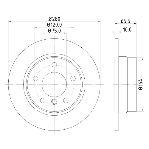 DON Bremsscheibe PCD10762