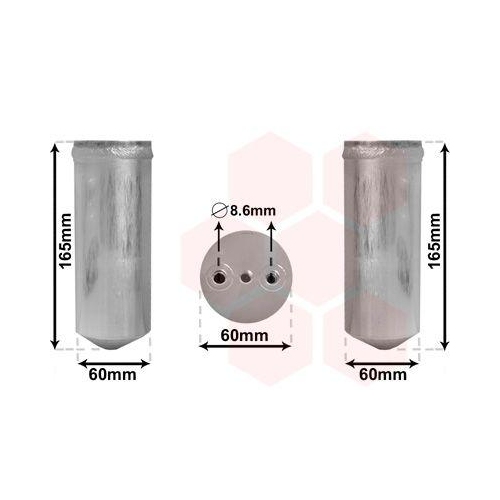 VAN WEZEL Trockner, Klimaanlage 3700D351
