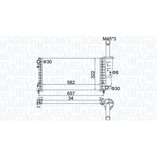 MAGNETI MARELLI K&uuml;hler, Motork&uuml;hlung 350213183700
