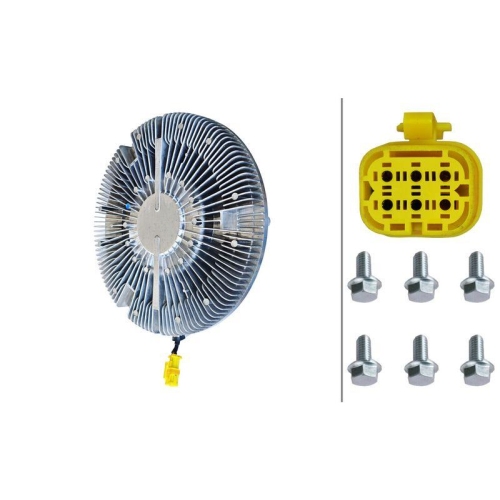 HELLA Kupplung, K&uuml;hlerl&uuml;fter 8MV 366 441-051