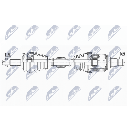 NTY Antriebswelle NPW-TY-155