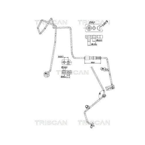 TRISCAN Hochdruck-/Niederdruckleitung, Klimaanlage
