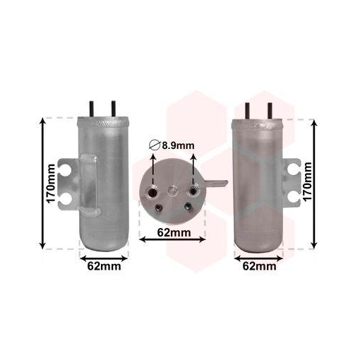 VAN WEZEL Trockner, Klimaanlage 4000D020