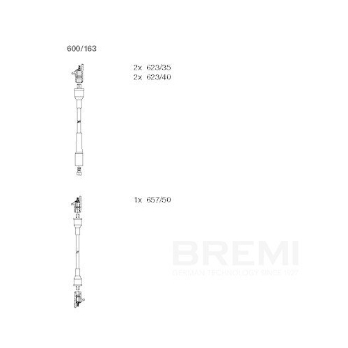 BREMI Z&uuml;ndleitungssatz 600/163