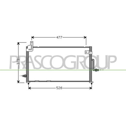 PRASCO Kondensator, Klimaanlage PrascoSelection DW322C001