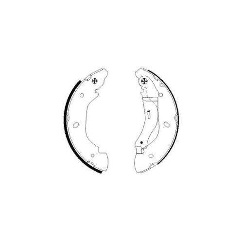 TEXTAR Bremsbackensatz 91059100