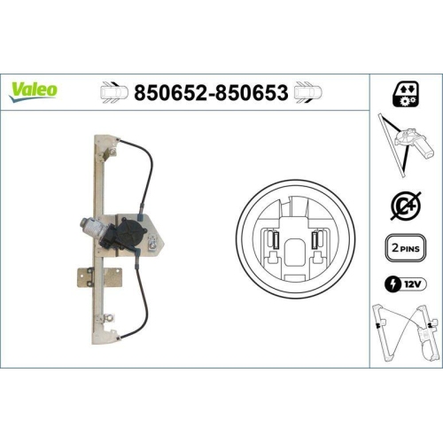 VALEO Fensterheber 850652