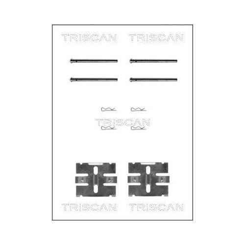 TRISCAN Zubeh&ouml;rsatz, Scheibenbremsbelag 8105 271206