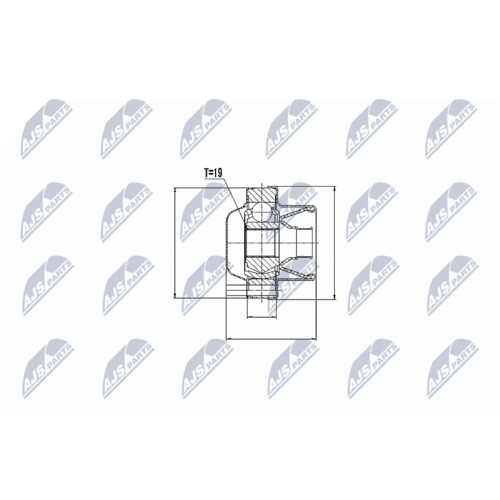 NTY Gelenk, Gelenkwelle NPW-VV-005