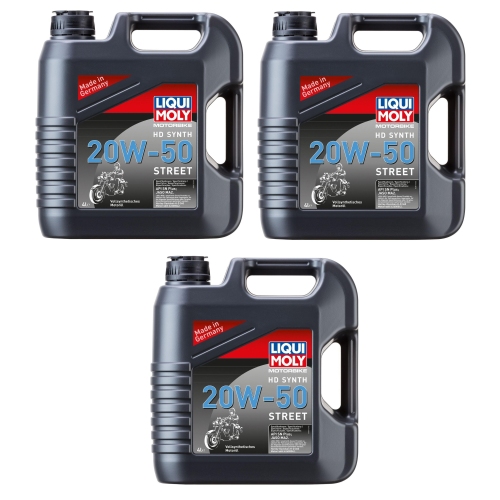 Liqui Moly Motorbike HD Synth 20W-50 Street Motoröl 12-Liter - Art.Nr. 3817