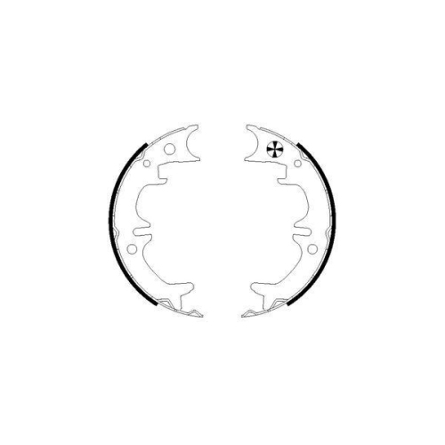 TEXTAR Bremsbackensatz, Feststellbremse 91059400