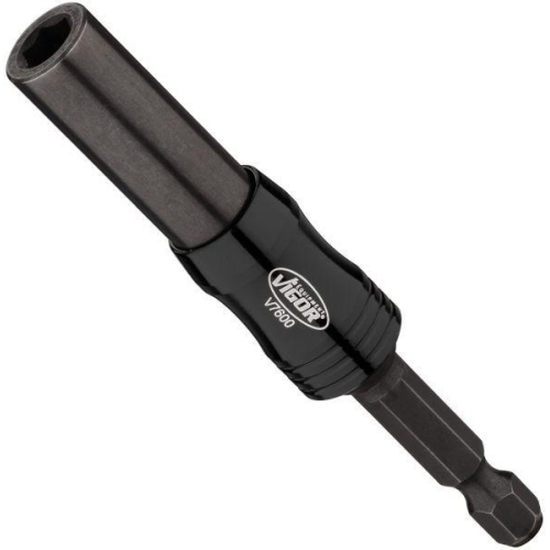 VIGOR Bithalter mit Gelenk 1/4 Zoll 6kt massiv/hohl 88mm V7600