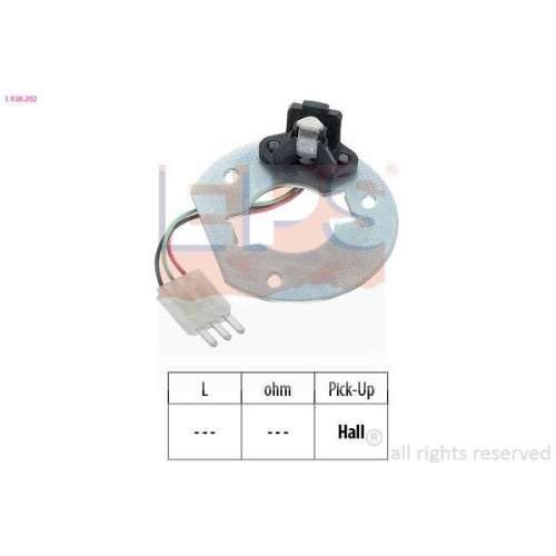 EPS Sensor, Z&uuml;ndimpuls Made in Italy - OE Equivalent 1.928.202