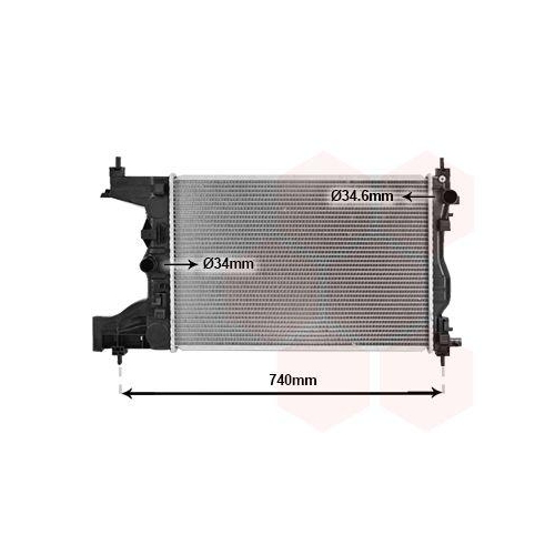 VAN WEZEL K&uuml;hler, Motork&uuml;hlung 08012704