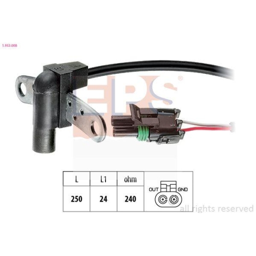 EPS Impulsgeber, Kurbelwelle Made in Italy - OE Equivalent 1.953.008