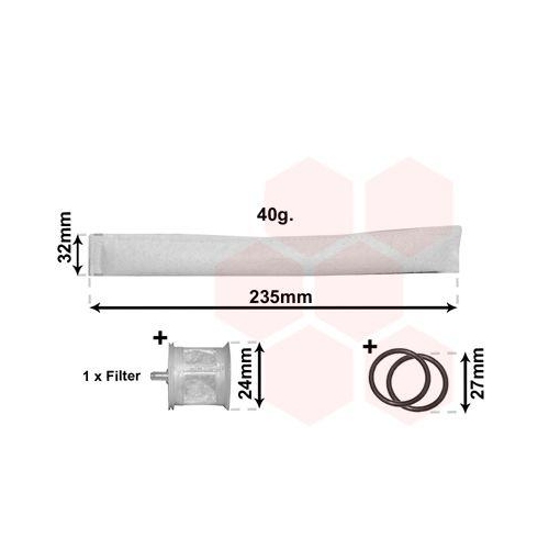 VAN WEZEL Trockner, Klimaanlage 5300D349