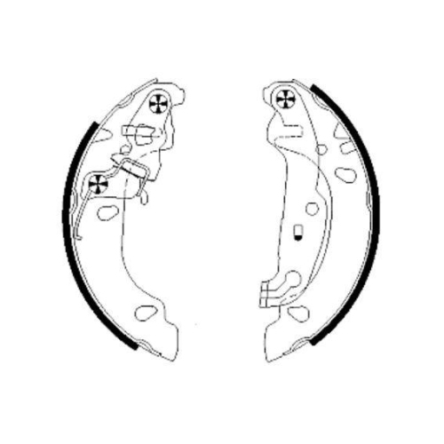 TEXTAR Bremsbackensatz 91060000