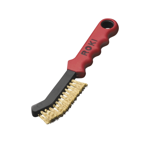 LESSMANN Drahtbürste ROKI Länge 225 mm 0,25 mm Messing 2-reihig 182451