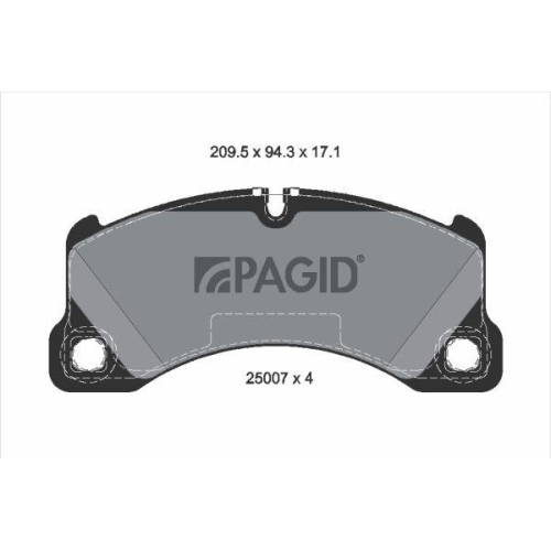 PAGID Bremsbelagsatz, Scheibenbremse T2056N